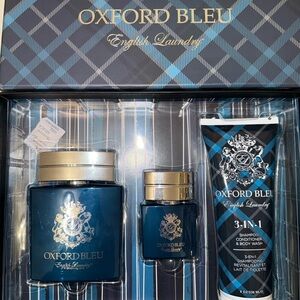 English Laundry Oxford Bleu Body Wash Set - Blue